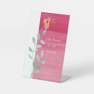 Elegantes Rosa Sockelschild