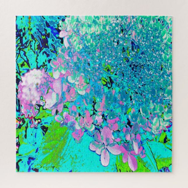 Elegantes rosa und blaues Limelight Hydrangea (Vertikal)