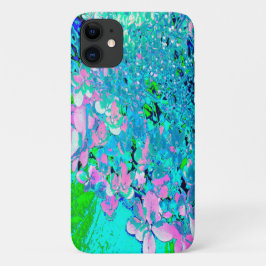 Elegantes rosa und blaues Limelight Hydrangea Case-Mate iPhone Hülle