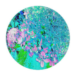 Elegantes rosa und blaues Limelight Hydrangea Schneidebrett