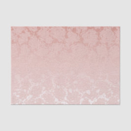 Elegantes, rosafarbenes Blumenmuster Seidenpapier