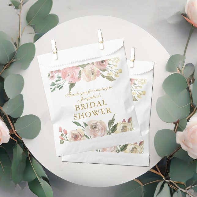 Elegantes rosafarbenes, farbenprächtiges Brautpart Geschenktütchen (Von Creator hochgeladen)