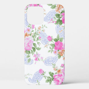 Elegantes rosafarbenes Rosenmuster   Case-Mate iPhone Hülle