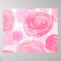 Elegantes rosafarbenes Rosenmuster |
