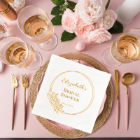 Elegantes Rose Wreath-Brautparty gestempelt