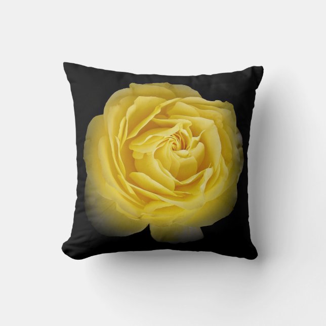 Elegantes Rosen-Kissen III Kissen (Vorderseite)