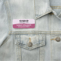 Elegantes Rosen-Swirbel-Text-Klassisches Namenssch