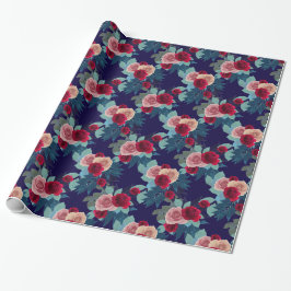 Elegantes Rosen-Verpackungs-Papier Geschenkpapier