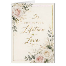 Élégantes Roses Roses Blush et Ivoire Mariage Flor