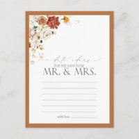 Elegantes Rost Orange Wasserfarben