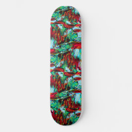 Elegantes Rot und Blau-Skateboard Skateboard