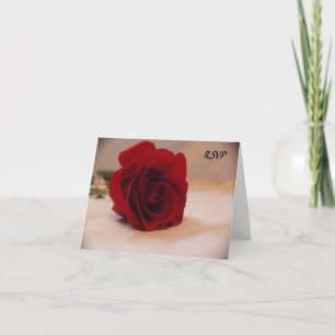 Elegantes Rote Rose UAWG Einladung