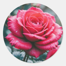 Elegantes rotes Rosenblumenbild