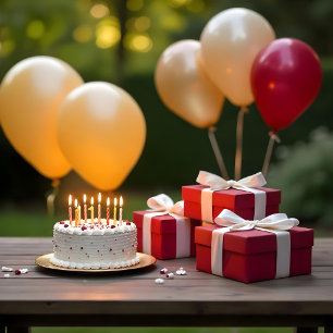 Elegantes rotes Wrapping Paper Geschenkpapier