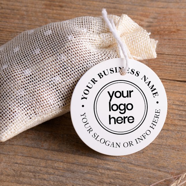 Elegantes Round Typografy-Firmenlogo Permastempel (Rubber Stamp Mock-up)