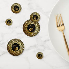 Elegantes Royal Disco Design Konfetti