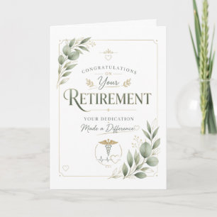 Elegantes Ruhestandsgeschenk für die Wertschätzung Karte