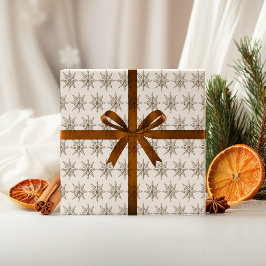 Elegantes Rustic Noël Weihnachtswrapping Paper Geschenkpapier