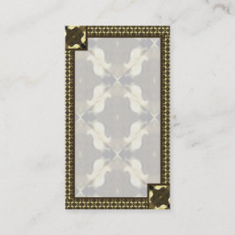 Elegantes rustikales Abstraktes Muster Visitenkarte