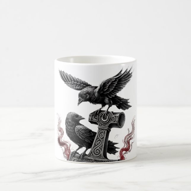Elegantes rustikales Boho Wedding Custom Foto Mode Kaffeetasse (Mittel)