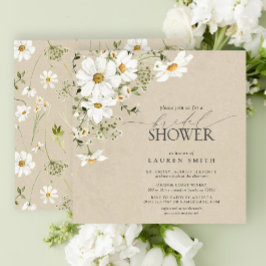 Elegantes rustikales Déisy-Brautparty Einladung