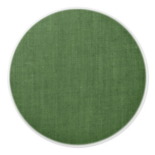 Elegantes, rustikales Olivgrün-Grasmaterial Keramikknauf