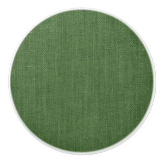 Elegantes, rustikales Olivgrün-Grasmaterial Keramikknauf