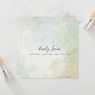 Elegantes Salbeigrün Aquarell Einladung