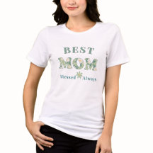 Elegantes Salbeigrünes Florales Beste Mutter Geseg