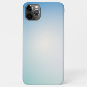 Elegantes sanftes Blau und Weiß Ombre Case-Mate iPhone Hülle