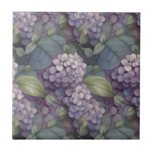 Elegantes, schickes, staubiges, lila-boho-watercol fliese