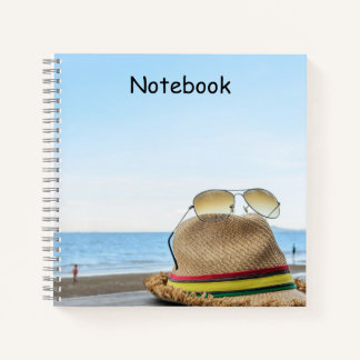 Elegantes Schönes Meer Strand Notizbuch