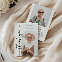 Elegantes Schriftbogen-Foto-Gedenkbild