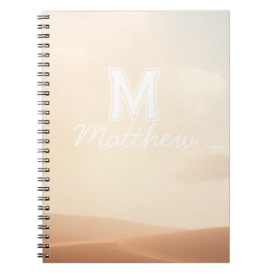 Elegantes Schriftname Notizbuch  Notizblock
