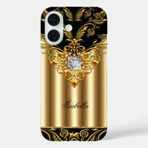 Elegantes Schwarz auf Gold Monogramm mit Namen title_seo2