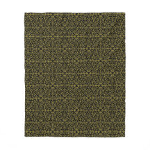 Elegantes Schwarz & Gold Filigree Muster