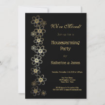 Elegantes Schwarz-Gold-Party