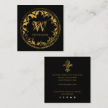 Elegantes Schwarz & Gold Rustikal Vintag beängstig