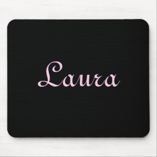 Elegantes Schwarz-Rosa-Mousepad Mousepad