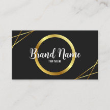 Elegantes Schwarz und Gold