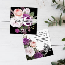Elegantes Schwarz & Weiß Blumen Einfach Persönlich