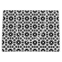 Elegantes Schwarz-Weiß-Geometrisches Muster