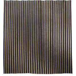 Elegantes Schwarzes Gold Duschvorhang