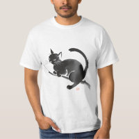 Elegantes Schwarzes Katzenbild