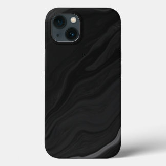 Elegantes Schwarzstein-Marmor-Muster Case-Mate iPhone Hülle