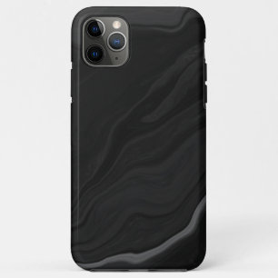 Elegantes Schwarzstein-Marmor-Muster Case-Mate iPhone Hülle