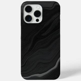 Elegantes Schwarzstein-Marmor-Muster Case-Mate iPhone Hülle