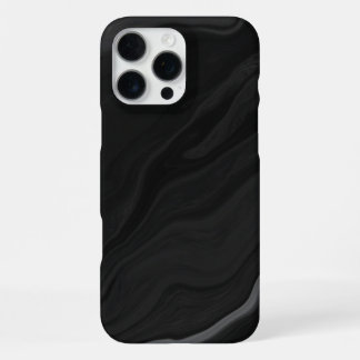 Elegantes Schwarzstein-Marmor-Muster iPhone 16 Pro Max Hülle