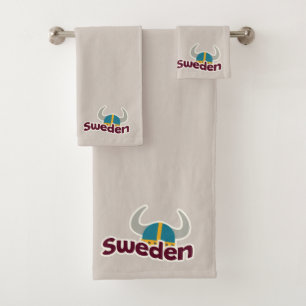 Elegantes schwedisches Geschenk für Schwestern Badhandtuch Set