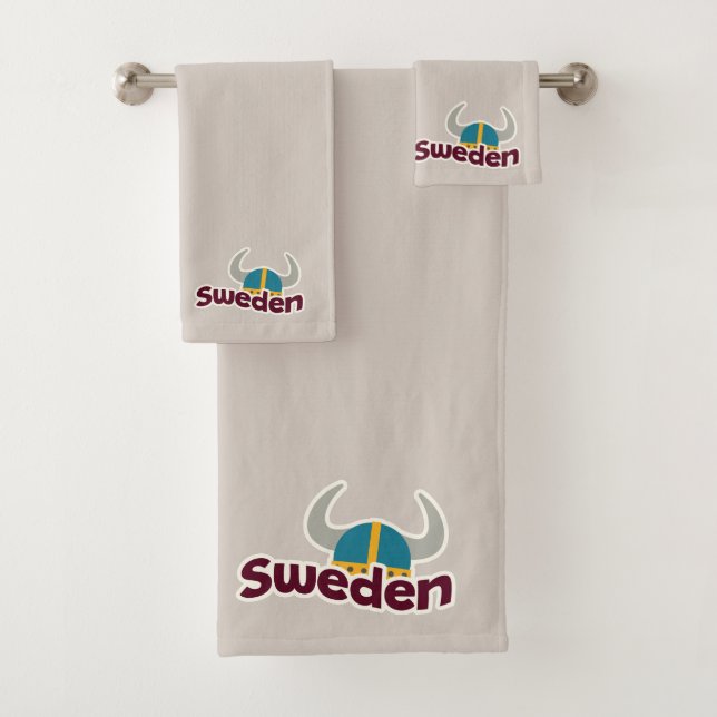 Elegantes schwedisches Geschenk für Schwestern Badhandtuch Set (Insitu)